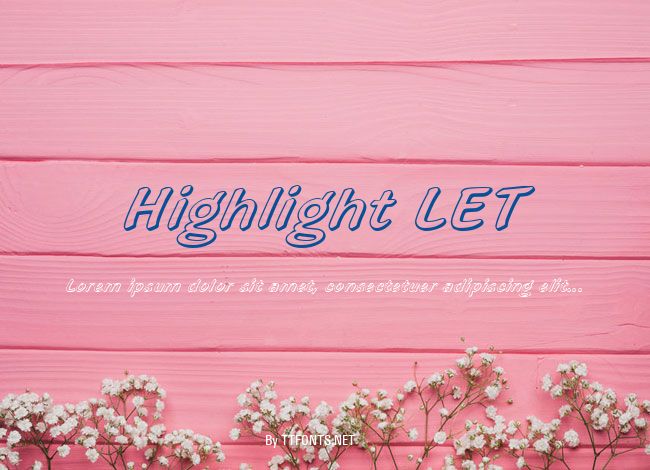 Highlight LET example